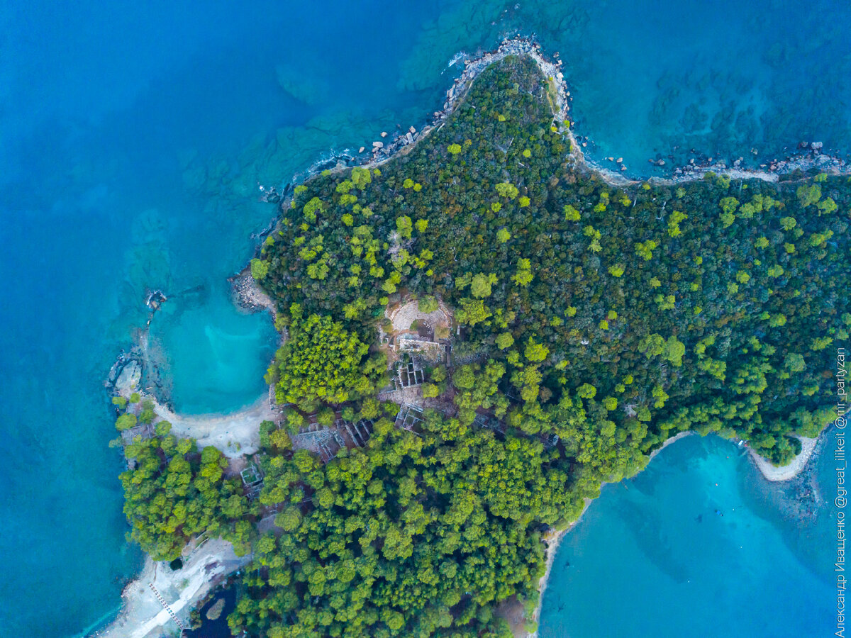 Вид на Амфитеатр с дрона DJI