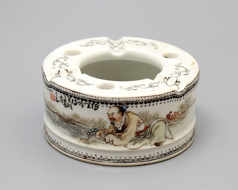 Фарфоровая пепельница, Китай, 1950-60 гг.