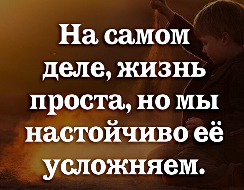 Просто жив. На самом деле жизнь проста. На самом деле жизнь проста но мы настойчиво её усложняем. Просто цитаты о жизни. Жизнь проста но мы настойчиво.