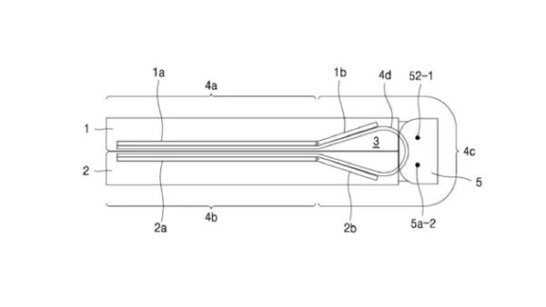 Говорят, что Samsung применяет новый дизайн шарнира к Galaxy Z Fold 5, чтобы устранить морщины, возникающие при складывании и раскладывании. (Фото = Патентное ведомство США)