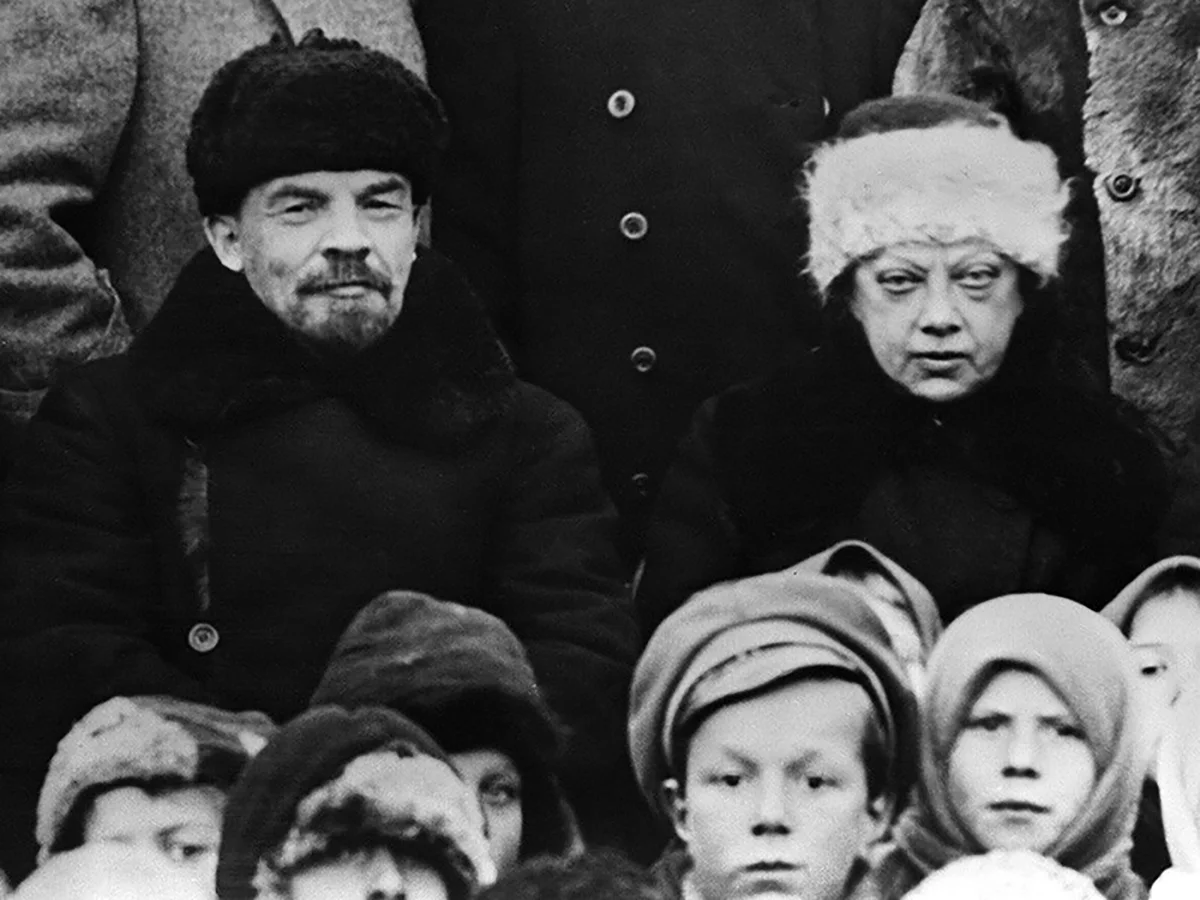 Владимир Ильич Ленин и Надежда Константиновна Крупская