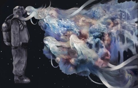 Космические русалки. С сайта kartinkin.net. Все права на изображения принадлежат их авторам.