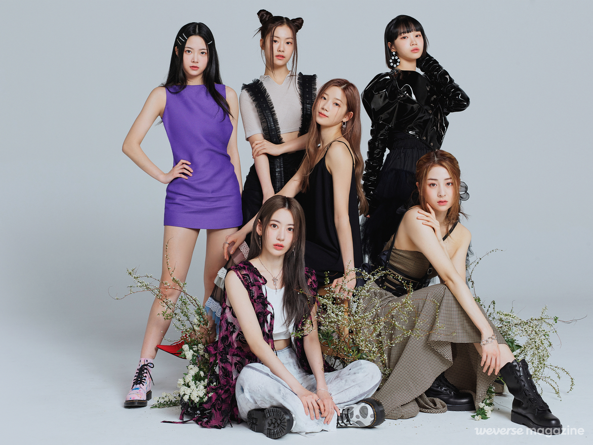 Le Sserafim в изначальном составе