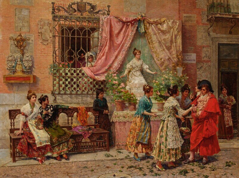 Luis Alvarez Catalá. Preparation for the Festivities