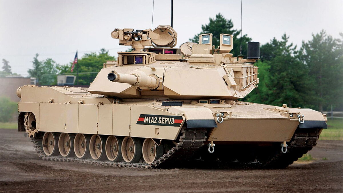 Abrams M1A2, фото из свободных источников