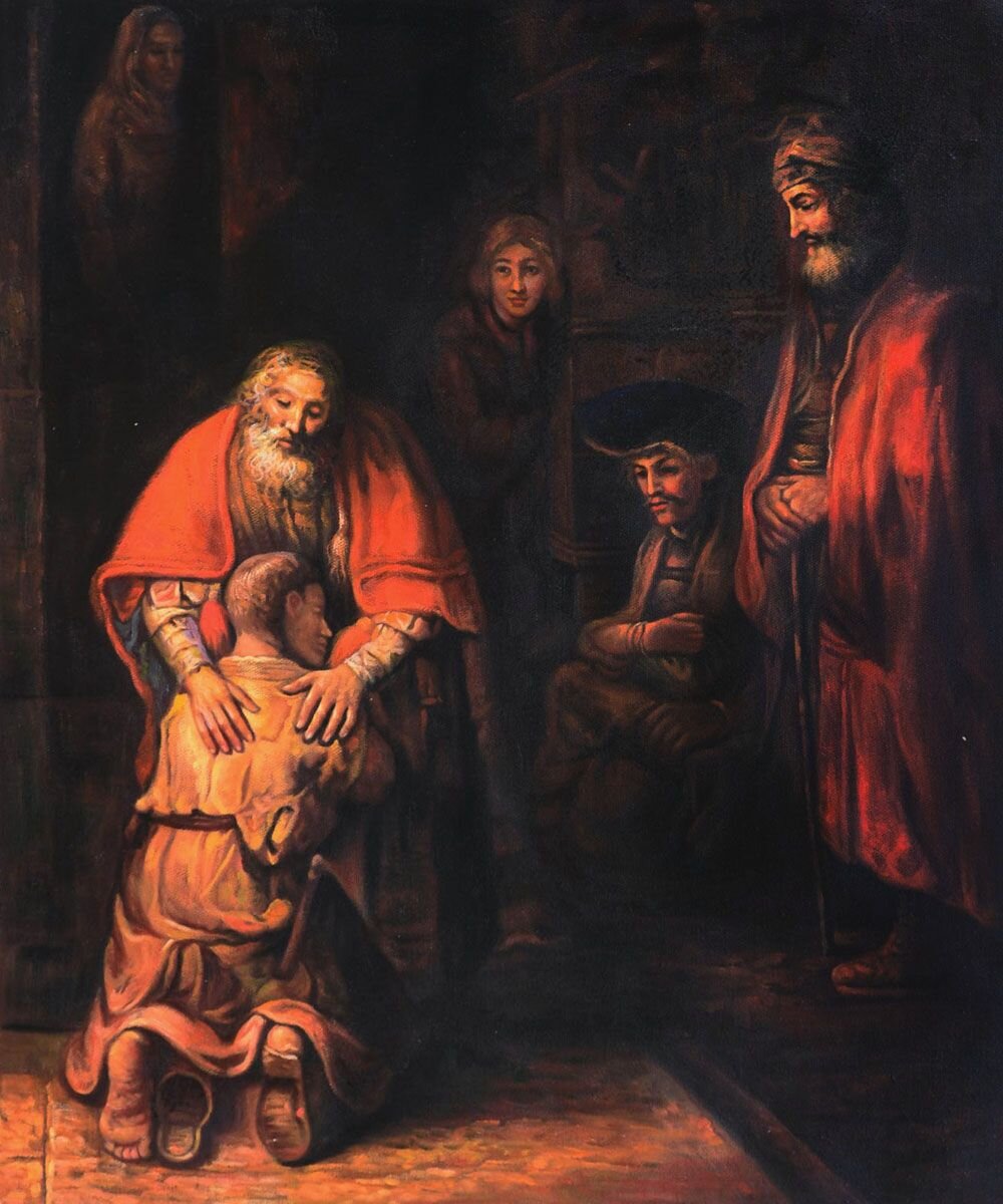 "Возвращение блудного сына", Рембрандт.