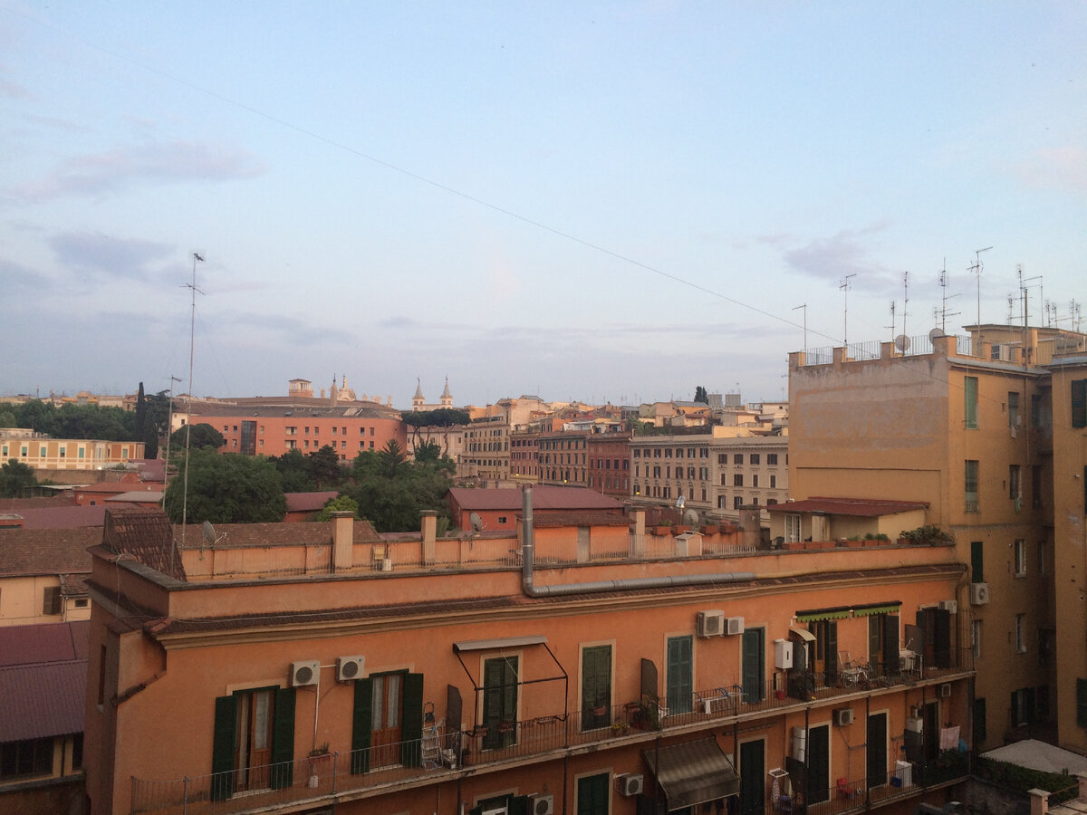 Рим, вид из окна