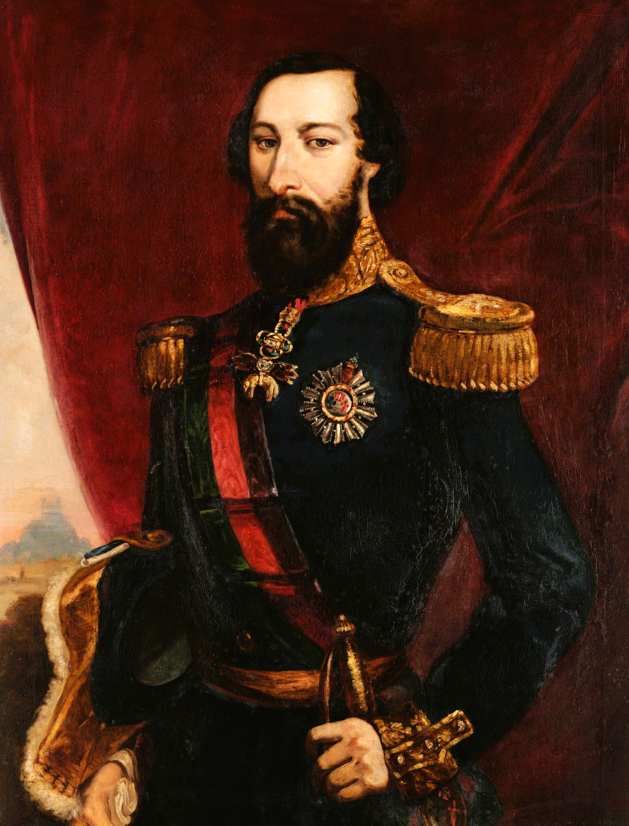  «Король Португалии Фердинанд II», худ. Мануэль Пиньейру, 1856 год