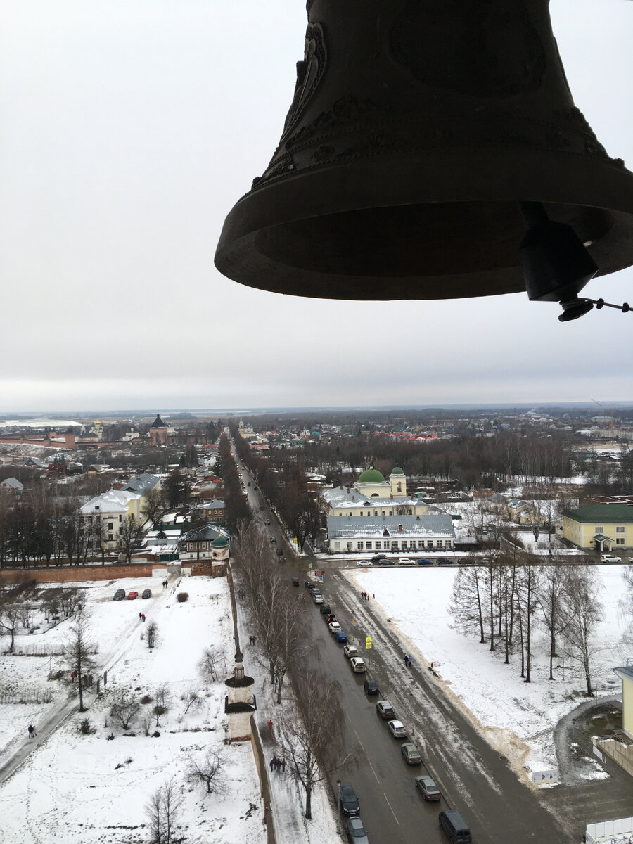 Вид на город с Преподобенской колокольни
