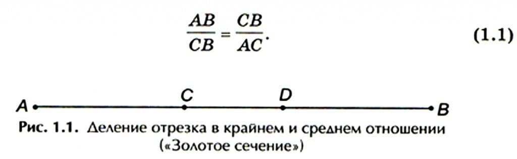 Отрезок AB и точка C на нем