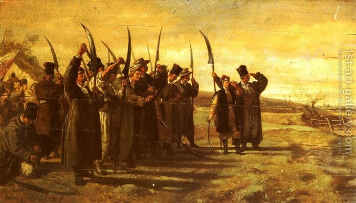 
Полськое восстание 1863-1864 гг. Источник: https://dmitrschool04.ru/temy/russkoe-revolyutsionnoe-dvizhenie-i-polskoe-vosstanie-1863-g-kazanskij-zagovor.html