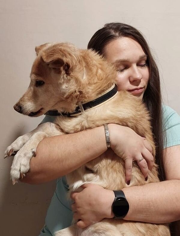 Катерина со своей первой подопечной Симой