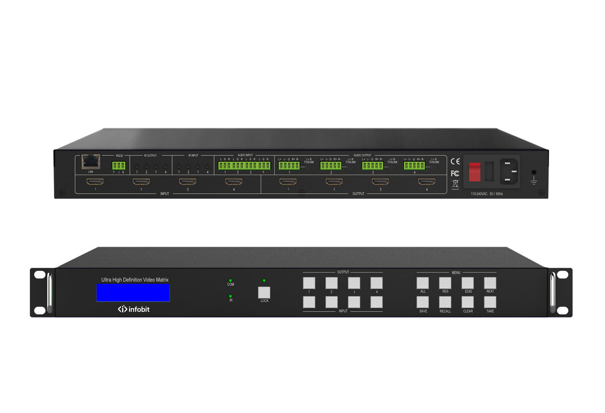 Матричные коммутаторы INFOBIT iMatrix H44HAW