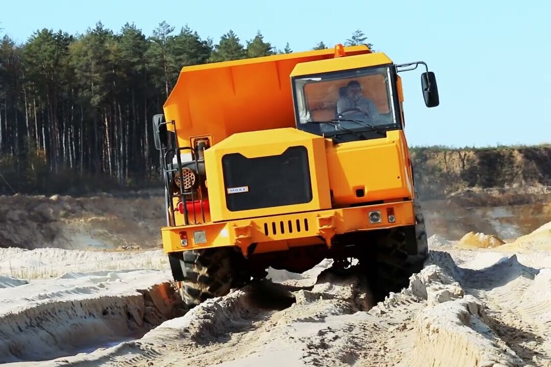     БелАЗ разработал новый самосвал. Его главная фишка - российский дизель