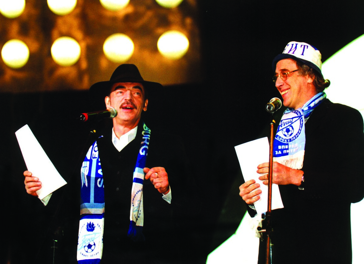 Михаил Боярский и Сергей Мигицко в 2010 году. Фото Вячеслав Евдокимов, архив «СЭ»