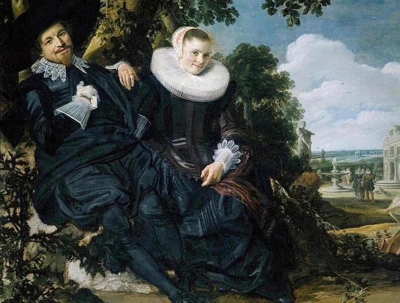 "Портрет супружеской пары", 1622 г. Рейксмюсеум