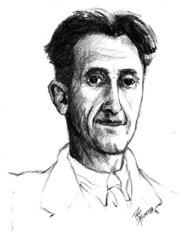 Картинка взята из сайта :https://fineartamerica.com/featured/george-orwell-paulo-ricardo-almeida.html