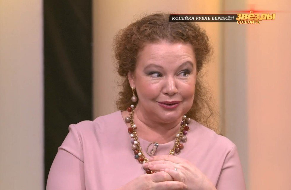    Неузнаваемая Татьяна Абрамова вышла в свет. Фото: кадр из передачи «Звезды сошлись»