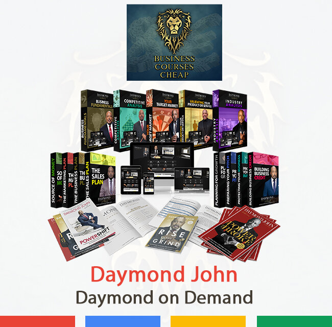 Daymond John Daymond on Demand  HI GUYS!
THANKS For Watching My Post! SELLING BUSINESS courses for CHEAP rates. Best Prices For The Best Courses! Any Proofs Greetings. HOW TO DO IT:
1.