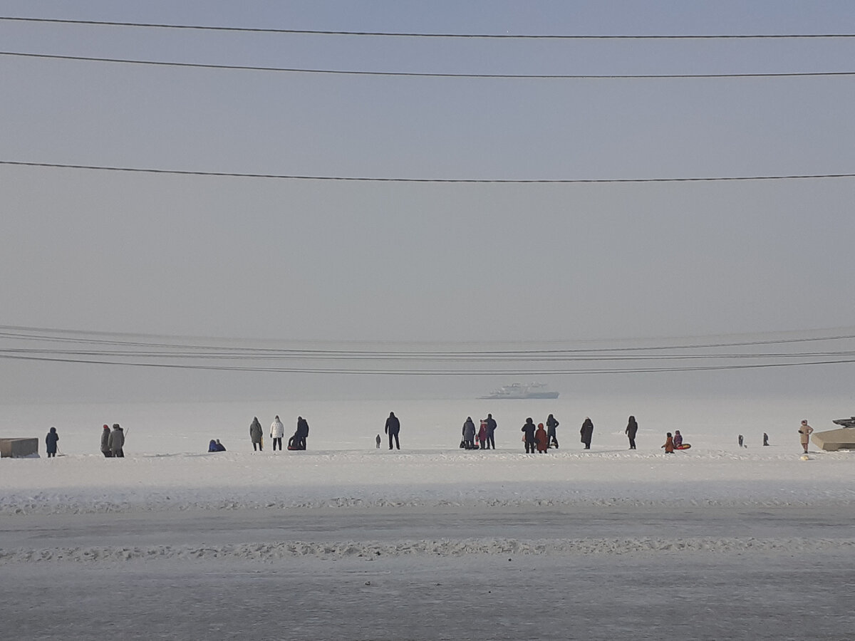 Набережная Северной Двины, г. Архангельск (26.02.2023 г.)