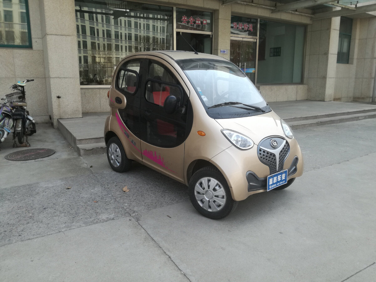 Китайский автомобиль марки Fulu. Провинция Шаньдун, Китай. 