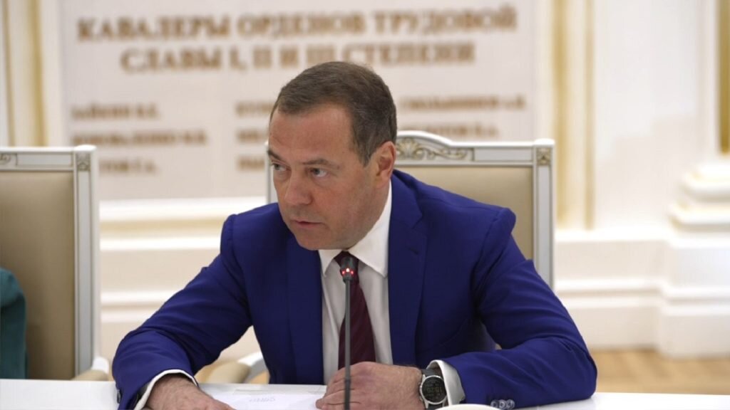    Фото: Скриншот видео t.me/medvedev_telegram Юлия Дидух