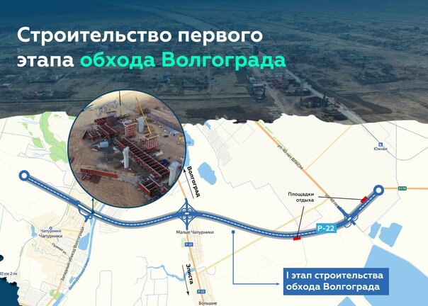 Начинаем строительство I этапа обхода Волгограда в этом году! На днях проектная 
