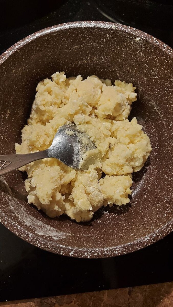 Тесто после заваривания