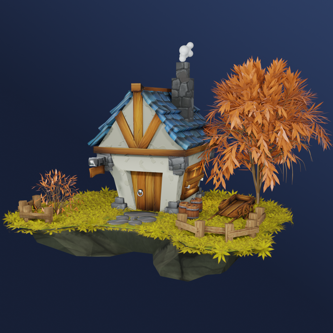 Та самая первая 3D модель. Думаю получилось неплохо.