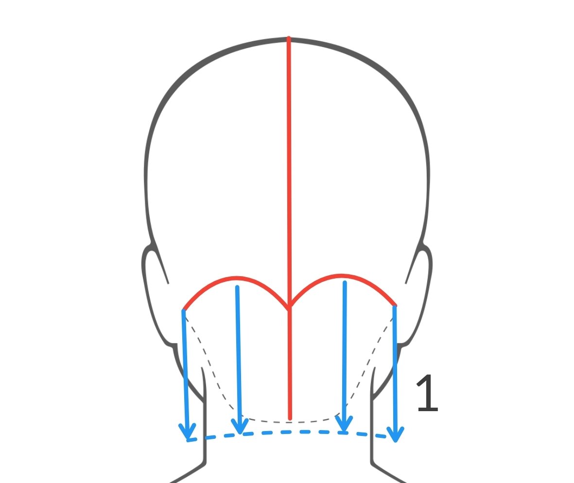 Выделяется нижний блок. Задаётся нужная длина. Здесь и ниже листайте фото влево)