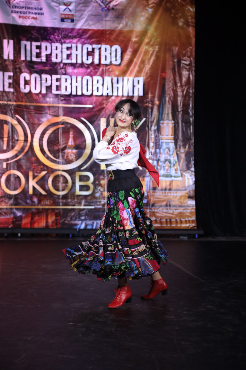 Донецкая цыганская полечка в исполнении Qvarta Roma на XXI чемпионате и первенстве Москвы по современным спортивным танцам и спортивной хореографии «Сорок Сороков». Дисциплина «Народный танец». ДК МАИ, зал 2, 25 февраля 2023 г.