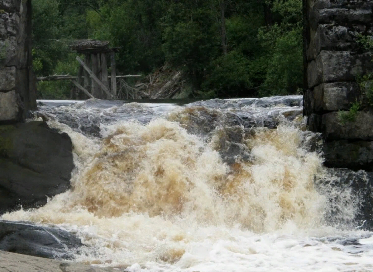 Водопад Мюллюкюля Карелия