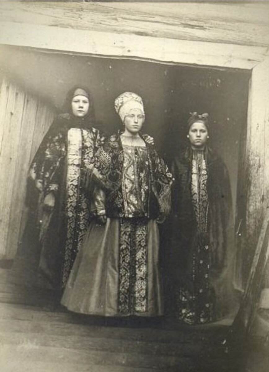 Поморски жонки - жительницы севера европейской части России.  Фото из открытых источников 