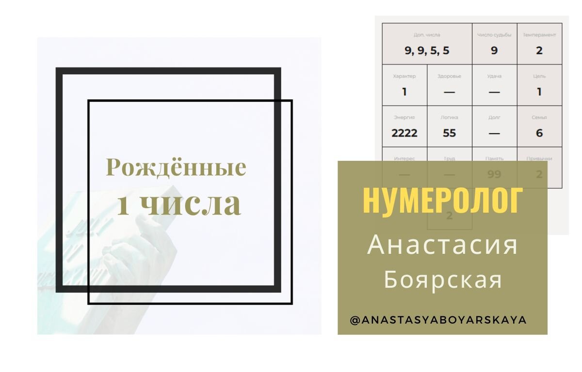 Если вы родились 1 числа любого месяца | Нумеролог Анастасия Боярская