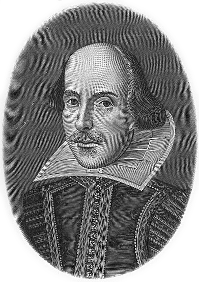 Гравюра из посмертного «Первого фолио» (1623) работы Мартина Друшаута.