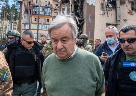    В Киеве Антониу Гутерреш выступил за продолжение зерновой сделки, в которой не выполняются требования России