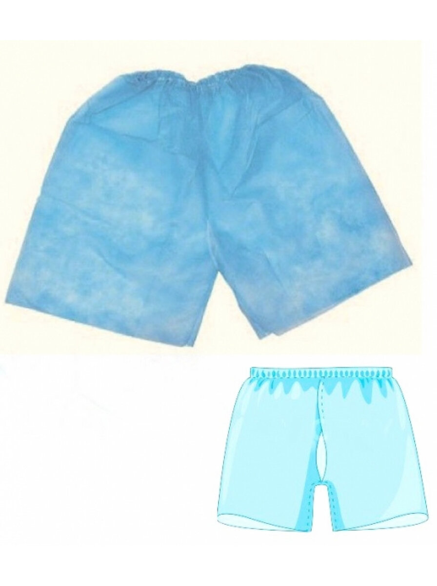 Шорты с прорезью для колоноскопии 