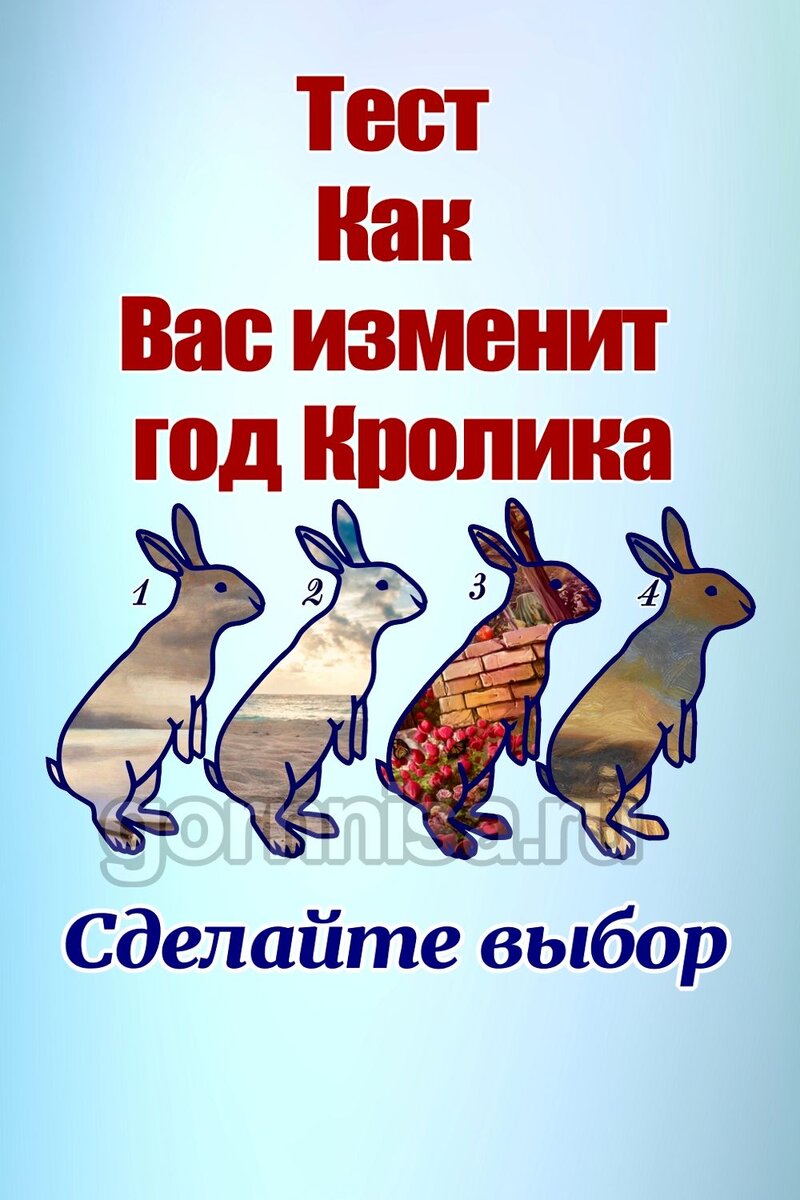    Тест — Как вас изменит год Кролика Pavlov A