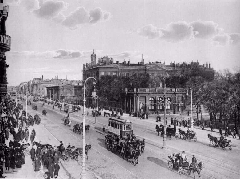  
Невский проспект, 1910 — 1914 годы - Улица Рубинштейна, Санкт-Петербург