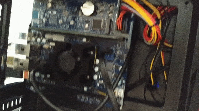 Режим инициализации устройств в момент пуска (GIF видо).