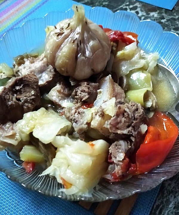 Тушеное мясо с овощами - рецепт с фотографиями - Patee. Рецепты