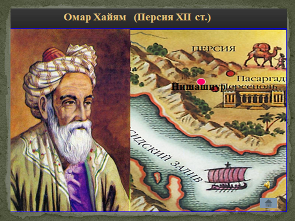 Омар хайям это. Омар Хайям (1048-1131). Омар Хайям портрет. Персия Омар Хайям.