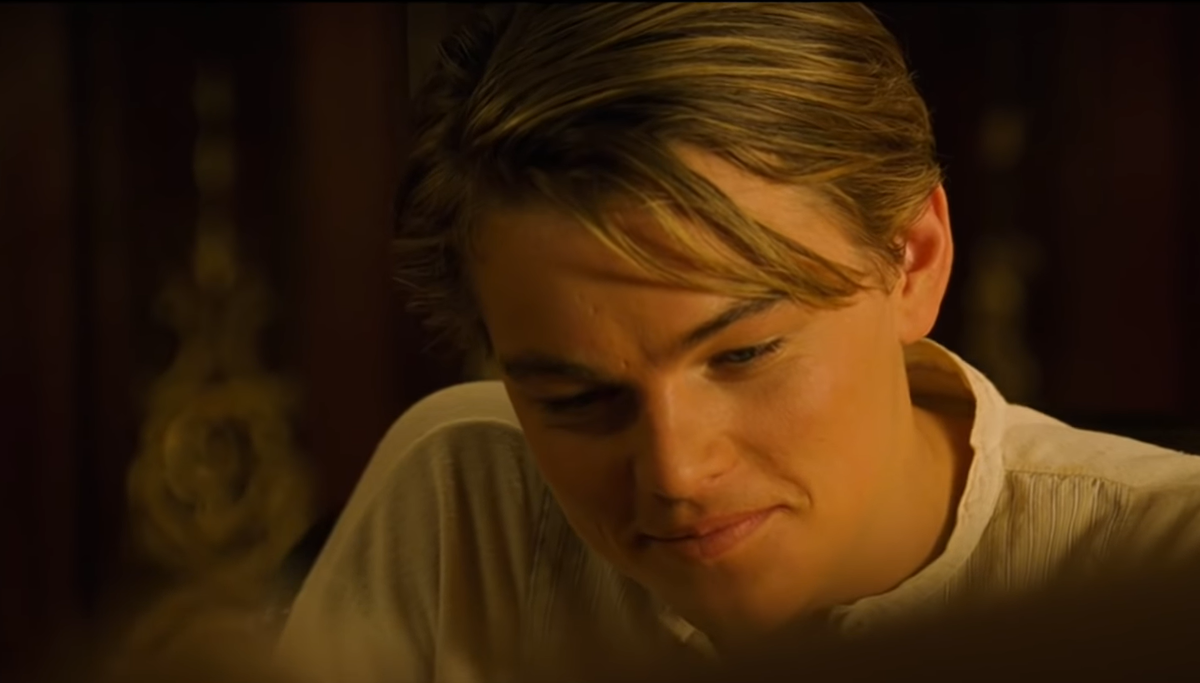 Кадр из фильма "Титаник"