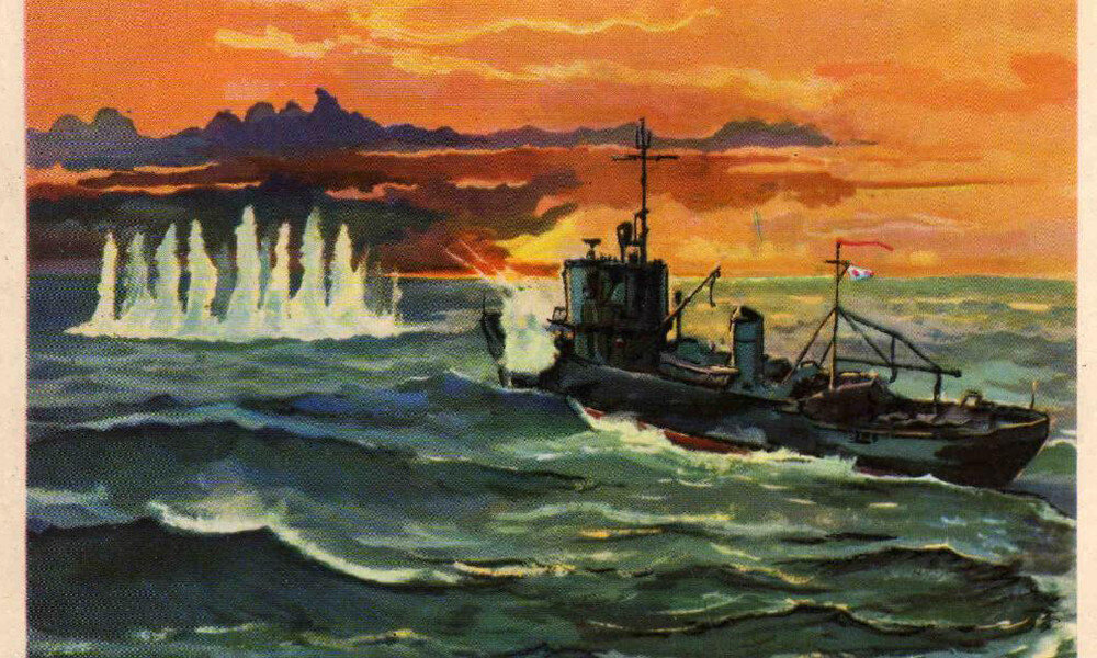 1944, 5 сентября - Тральщик Северного флота «Т-116» в Карском море потопил подводную лодку противника «U-362».