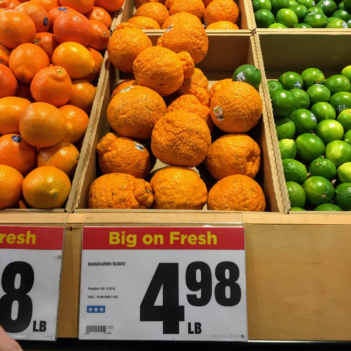 450 гр мандаринов стоят 4,98$