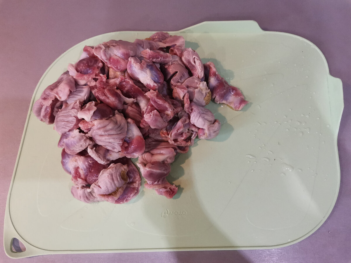 Куриные Желудки примерно 800 гр