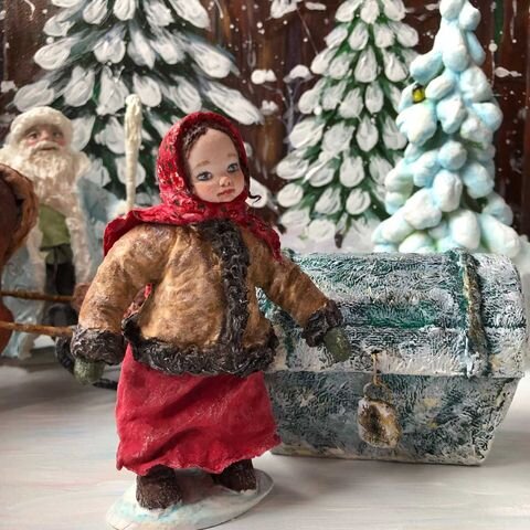 1. Игрушка изготовлена Ольгой Раздрогиной. Фото из аккаунта Ольги Раздрогиной в Инстаграм @cottonolki