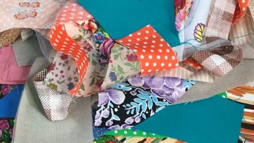 Никто не верит что сшила это из ненужных лоскутков DIY Nobody believes that she sewed it from unnecessary scraps DIY