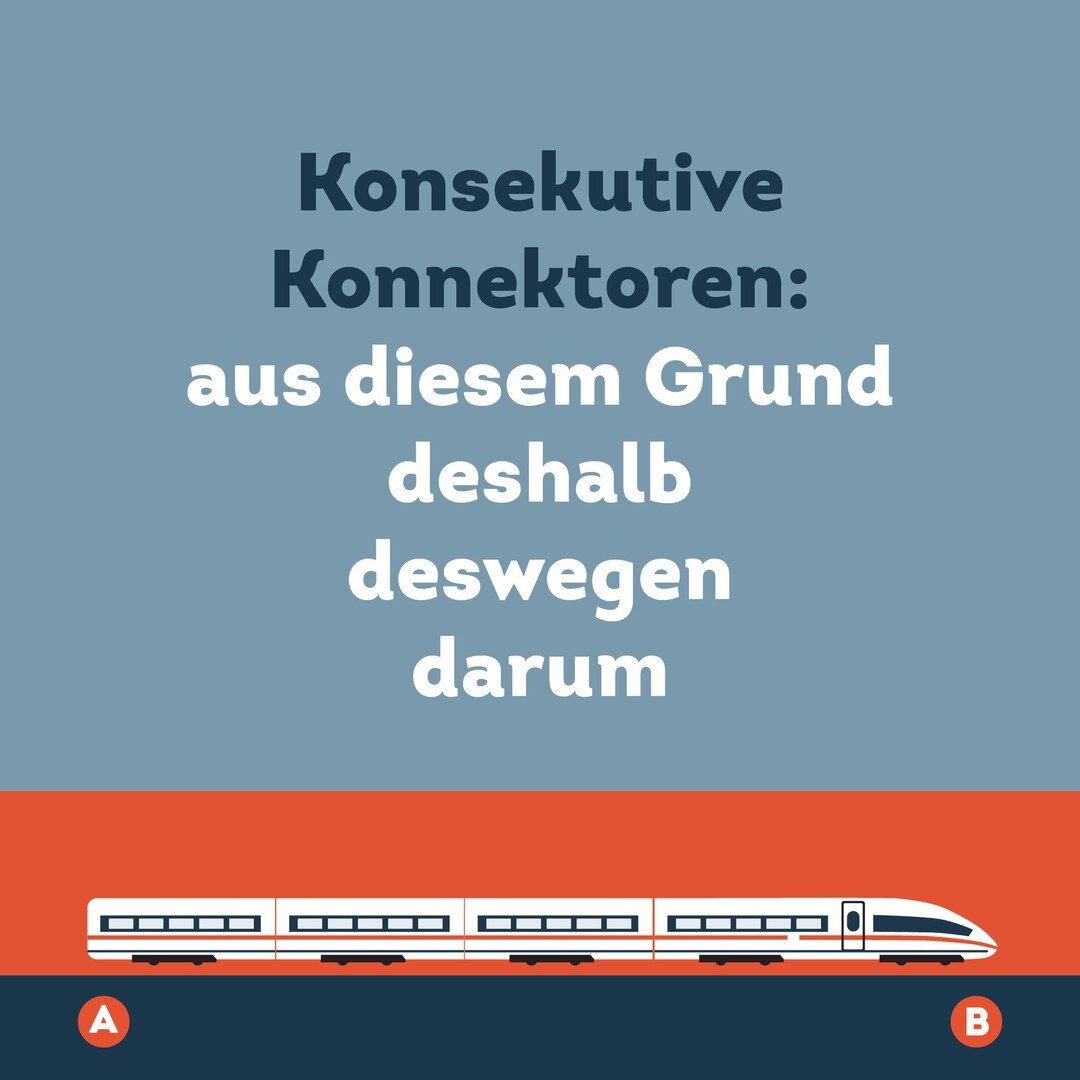 Немецкие "поэтому / следовательно / по этой причине" от lingua franconia. Онлайн-школа немецкого языка