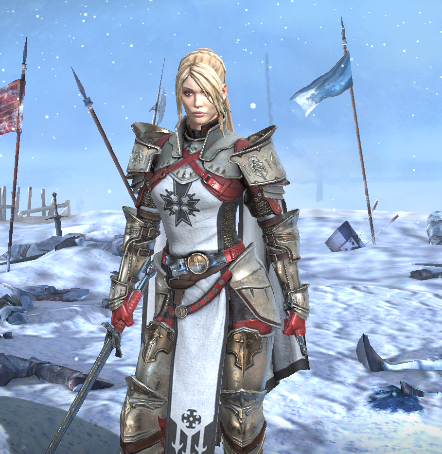 кадр из игры RAID: Shadow Legends - Юлиана (фракция Священный орден)